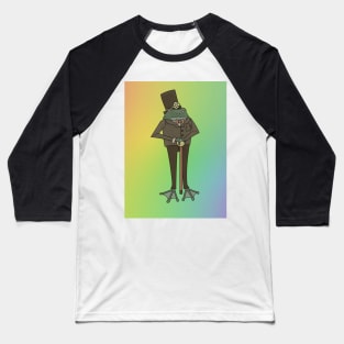 Gay Dapper Frog Baseball T-Shirt